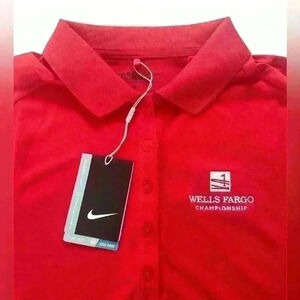 Nike Golf Women’s Tour Performance Red Golf Polo. New with Tags. Size Medium